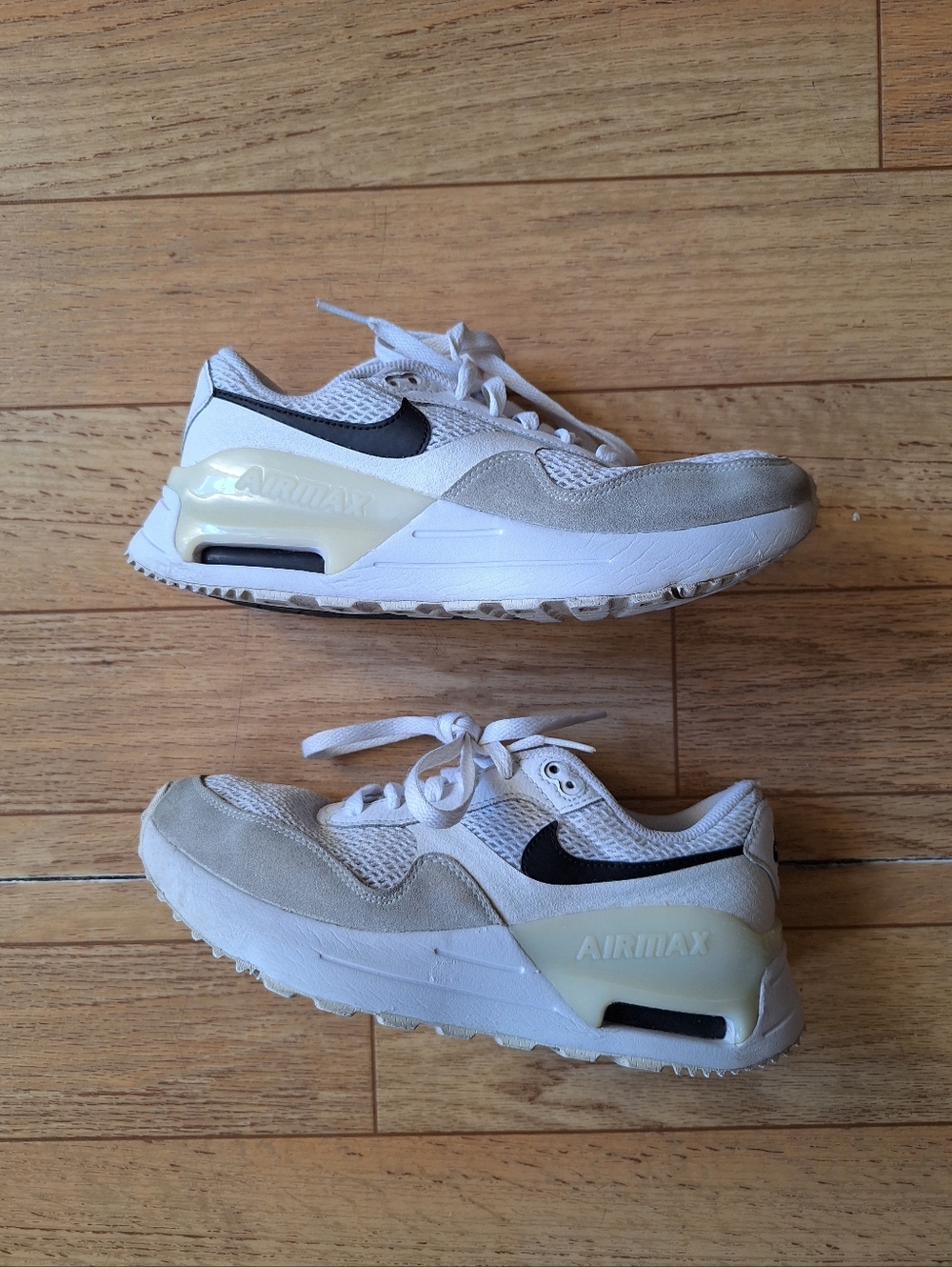 Size 7.5 - Nike Air Max SYSTM White Pure Platinum - Picture 7 of 9